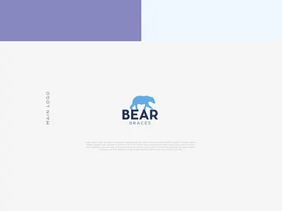 Bear Braces bear brand design identity logo teeth typography