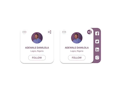 Social Share - Daily UI 010 dailyui figma figmaafrica socialshare ui design uidesign