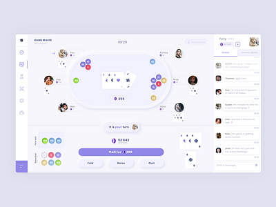 Poker Casino Site app design ui ux