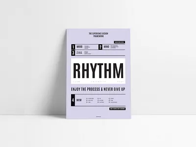Ultimate Design Framework 📋 brand clean experience framework freebie grotesk hack hacking minimal poster poster art poster design process rhythm template type typography