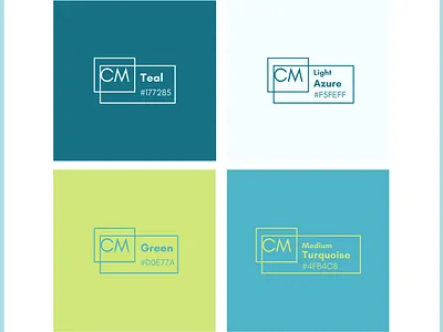 Teal-Green Color Palette branding color palette design green teal