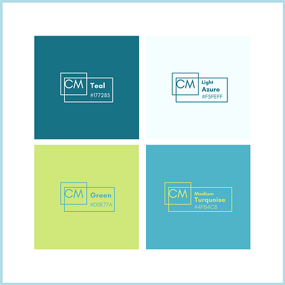 Teal-Green Color Palette branding color palette design green teal