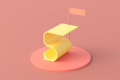 Five for... 36daysoftype 3d 3d art 3d artist 3d illustration 3d modeling 5 blender blender3dart cycles dribbble five illustration mesh number numerology render rendering typogaphy vector