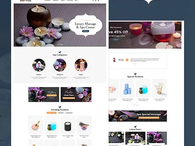 Body Wrap – Spa & Bio Cosmetics – eCommerce Responsive Theme cosmetics opencart prestashop shopify templatetrip woocommerce wordpress