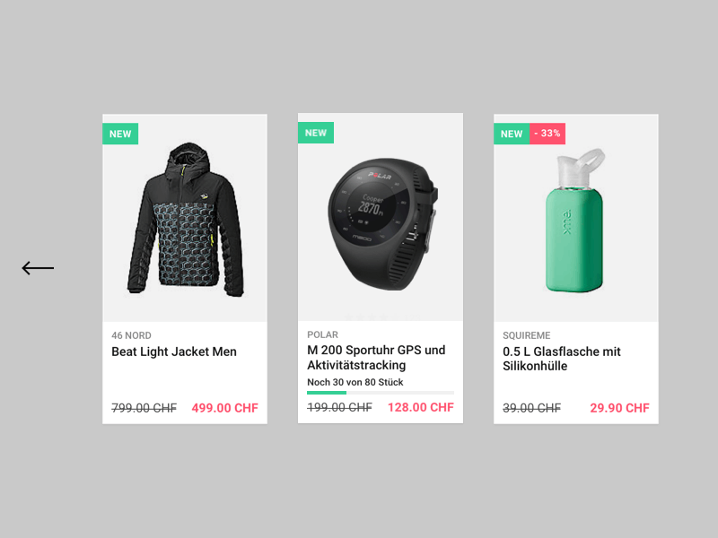 Webshop micro interaction microinteraction principle prototype ui ux