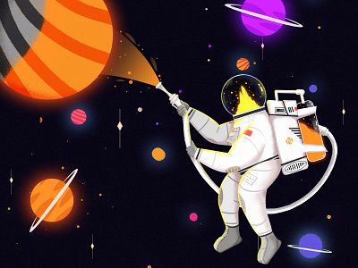Space design illustration