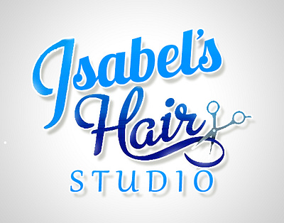 Isabel's Hair Studio logo isabel hair studio logo