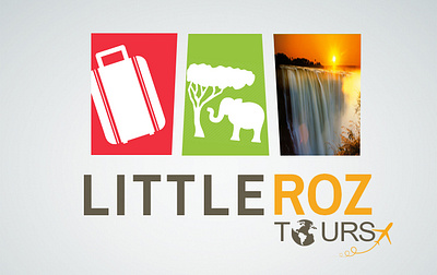 Lil Roz Logo branding design logo resort logo tourism