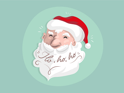 Merry Christmas character christmas claus festive holiday santa season tradition vector