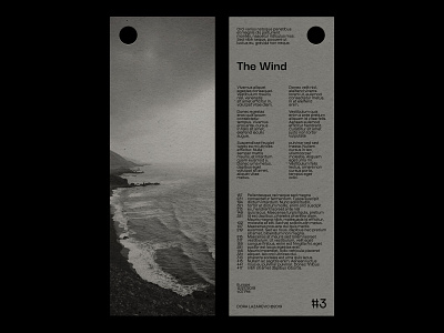 The Wind design graphic graphic design minimal minimalism monochrome photography photoshop poster poster a day poster art poster design print print design simple stationery stationery design type typeface typography