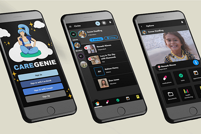 Care Genie UI Part 1 branding design illustration ui ux