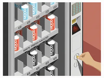 Can of mood adobe illustrator adobeillustrator character design draw flat illustration illustrator poster vector