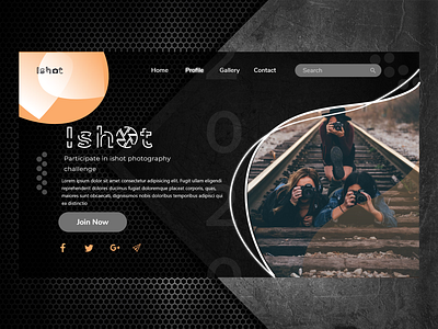 ishot photo challenge web page design ui ui design uidesign webdesign