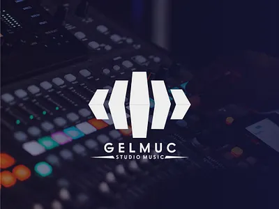 Logo GELMUC "STUDIO MUSIC" brand brand design brandidentity branding branding and identity branding design design logo logo design logos