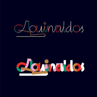Aguinaldos lettering lettering exploration mexico script type typography