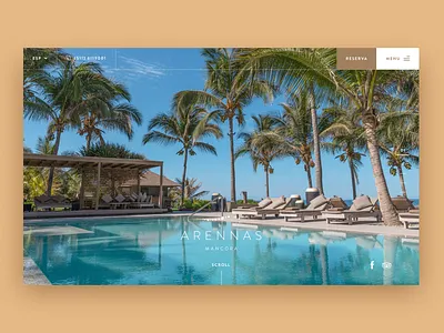 Hotel Landing booking design interface interface design minimal travel ui ui design ux ui web web design