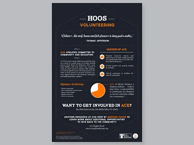 Hoos Volunteering design flyer graphic design health illustration infographic poster print typography vector