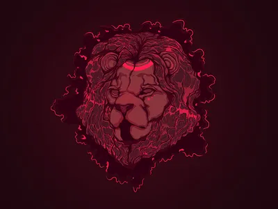 Lion king art design digitalart illustration lion lion king painttoolsai wallpaper