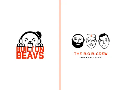 Built on Beavs Branding branding logodesign podcast podcast art podcast logo podcasting sports sports branding sports logo
