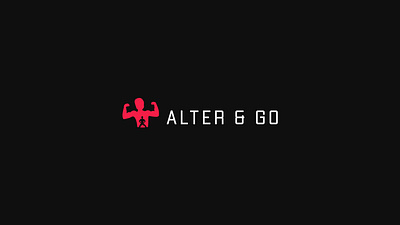 alter & go graphic design gym logo logo design sport