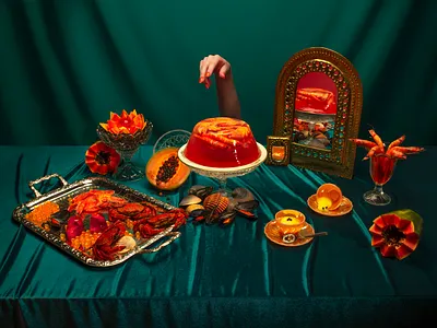 What's for dessert? artdirection digital photography jelly photography photoshop set set design
