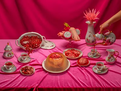 What's for dessert? artdirection digital photography jelly photosop set set design