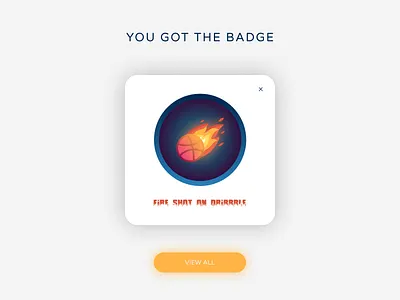 daily UI 084 "Badge" 084 awesome badge beautiful best button daily ui design dribbble fire good great icon logo nice ui vector web webdesign wonderful