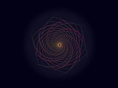 Mismos puntos de vista dots geometric lights