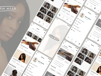 Zoyah Hair | Hair Extensions store app ios ui uiux ux