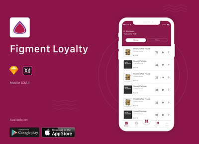 Loyalty App branding app loyalty app loyalty application point of sale app points app pos app reword rewords app store app webdesign