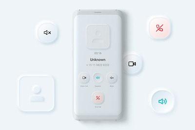 Soft UI - Neumorphism app buttons design illustration interface neumorphism photoshop sketch skeuomorphic soft soft ui ui ui design ux