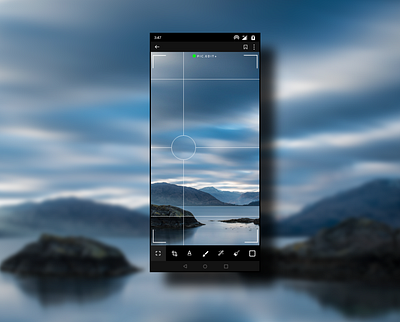 Grid Image Editor design app design minimal ui ui ux ux