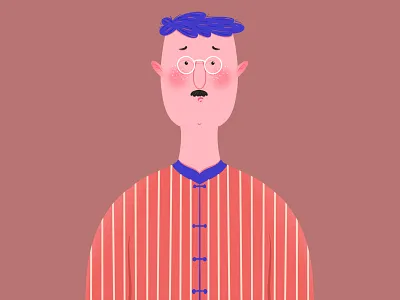 A teacher? bearded man boys design flat illustrations illustration profile photo