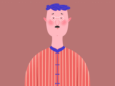 A teacher? bearded man boys design flat illustrations illustration profile photo
