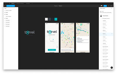 Travvel - go anywhere anytime car ios luxury mobile plane premium ride share rideshare travel trip ui ux