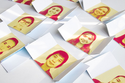 Faces Zine #4 creative design experiment graphicdesign zine design zines