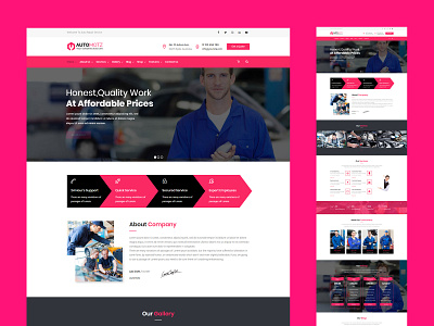 Automotz – Auto Repair Services WordPress Theme business car repair theme creative creative design design responsive responsive website web web design webdesign website website design websites wordpress design wordpress theme