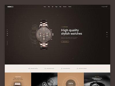 Hongo WooCommerce WordPress Theme - Watch blog clothes creative ecommerce electronics fashion furniture modern multipurpose page builder responsive shop shopping store woocommerce