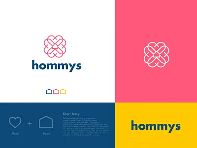 Hommys app icon app icons app logo brand identity branding branding agency home homeloan house houses loan logo logodesign love love home modern modernlogo realestate sweet home