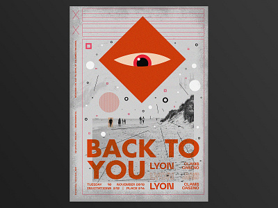 Xemrind Day 323 a poster every day collage collage art daily poster design eye gradient graphic graphic design illustration minimal photo poster poster a day poster design print print design template typographic typography