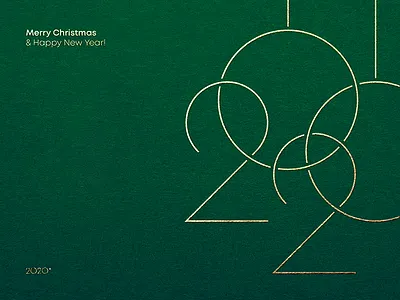 Merry Christmas and a Happy New Year! 🎄🎁 2020* 2020 christmas design designer elegant graphicdesign happy logo logodesign merry merrychristmas new newyear trend xmas year