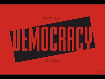 Democracy poster democracy india poster art