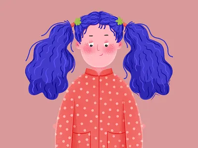 The child bearded man design flat illustrations illustration profile photo schoolgirl