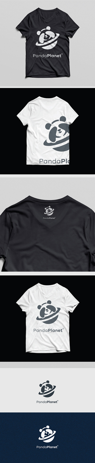 PandaPlanet abstatct logo animal animal logo brand logo design letter logo logo logo design minimal