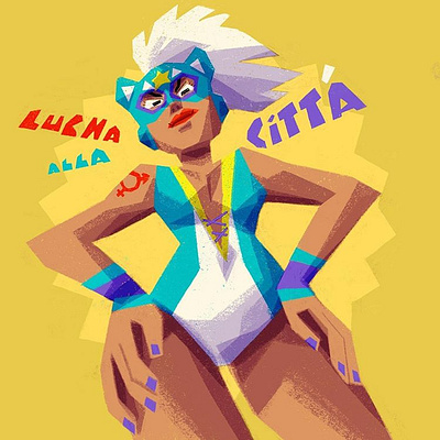 Lucha alla Città activism animation character design editorial illustration illustration