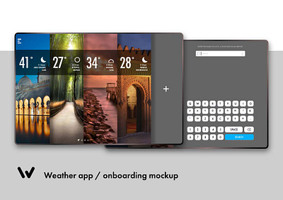 Weatherly concept training ui weather app