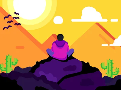 He who can no longer pause to wonder is as good as dead desert meditation sunny