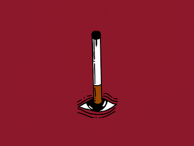 Smoked Eyes illustration graphic design