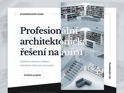 Architecture Studio - Landing Page architecture landingpage studio website