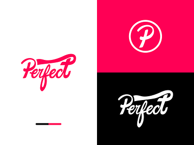 Perfect-Branding black clean design figma handlettering kovalev logo modern nicholas perfect simple vector white